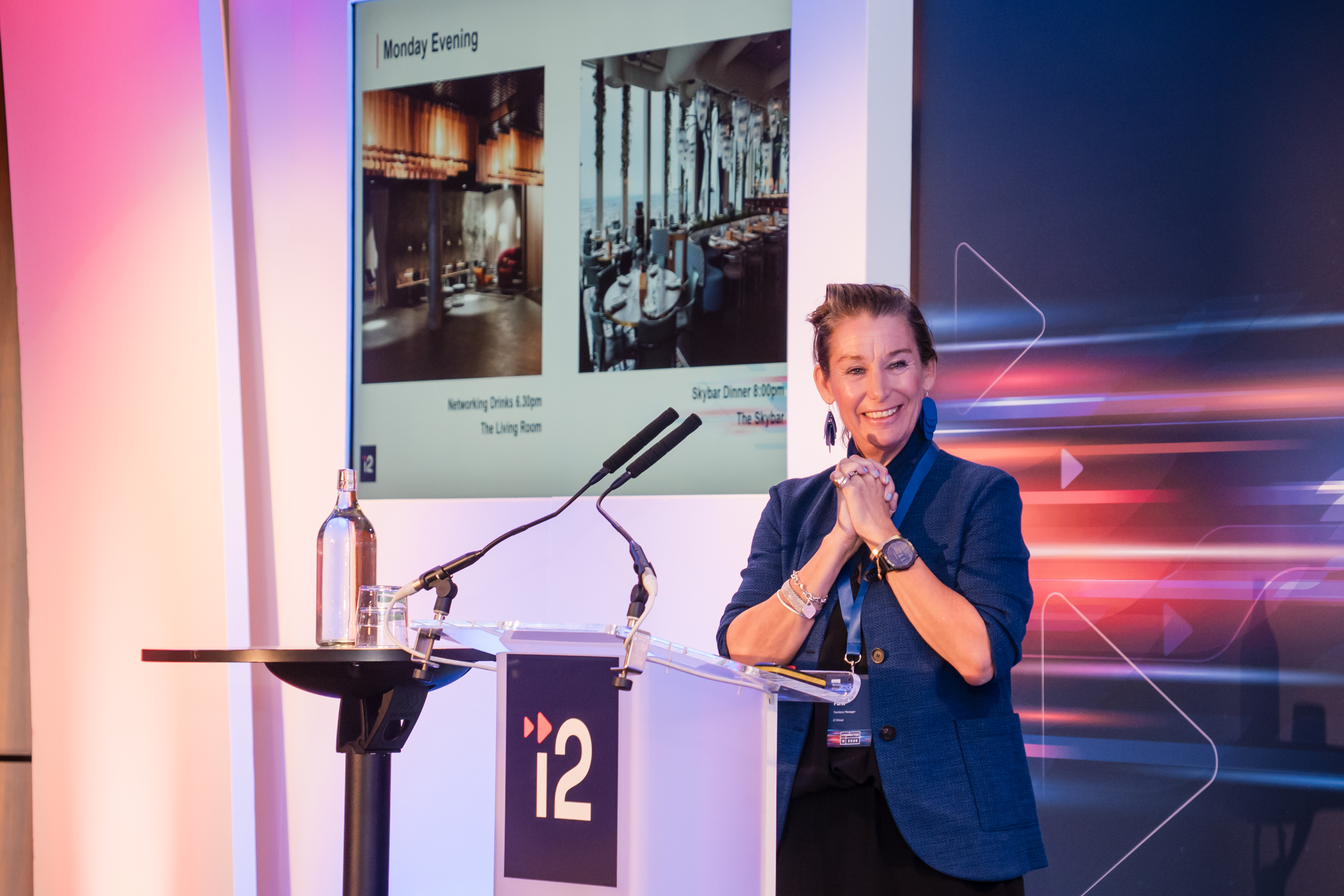 Maria Fürst presenting at Connected i2 Nordics 2026 in Malmö