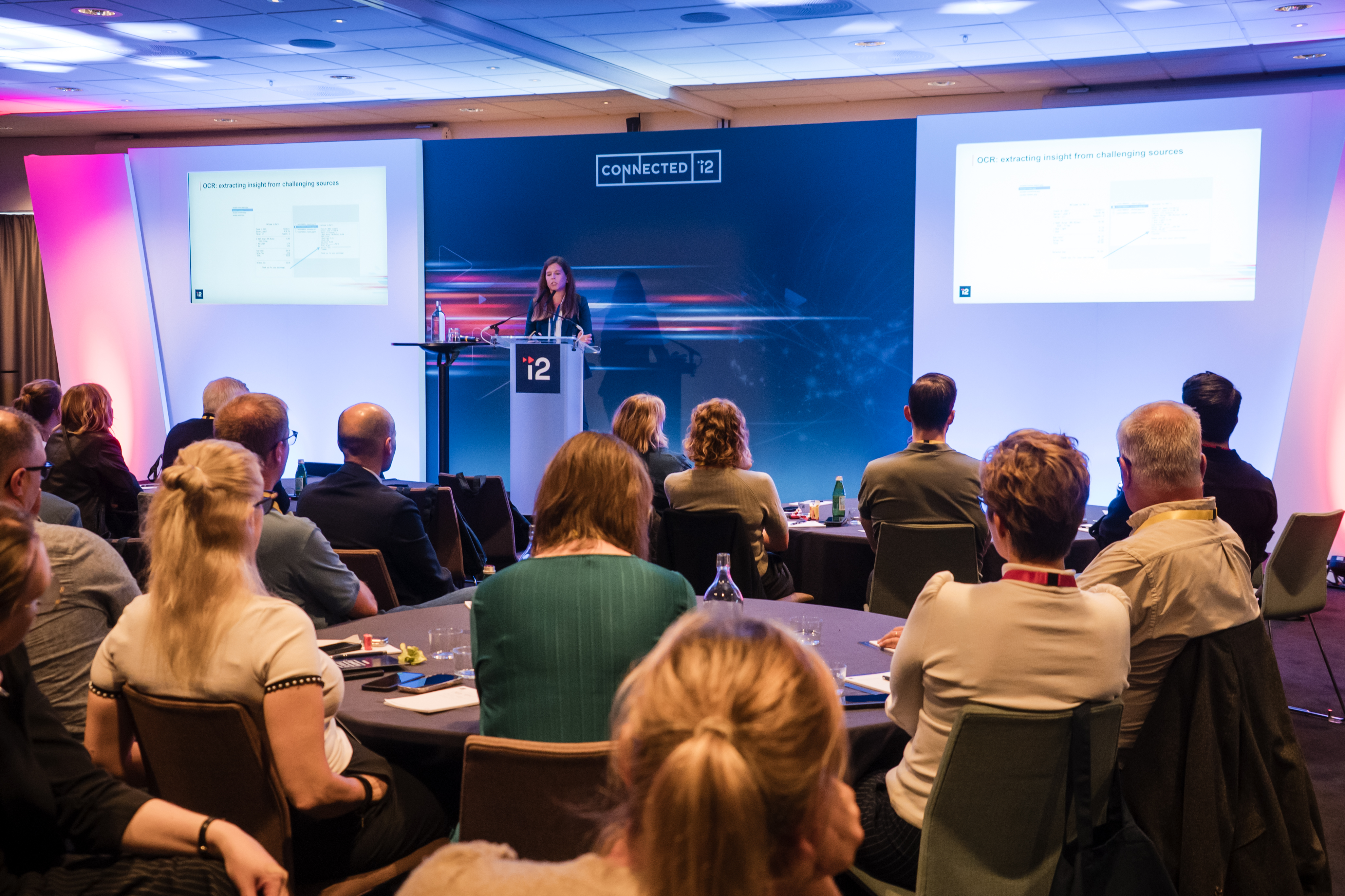 The main session room at Connected i2 Nordics 2026
